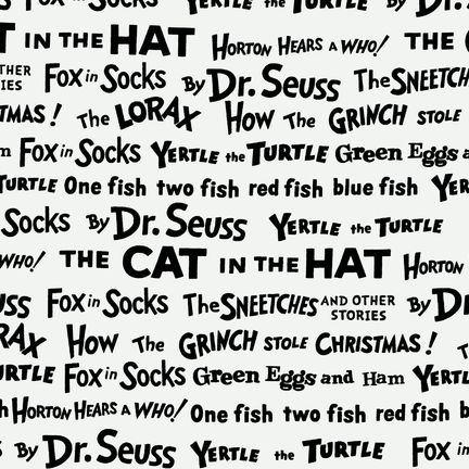 Dr Seuss Words