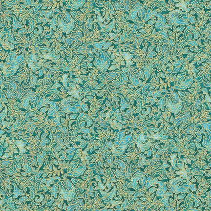 Robert Kaufman Fabrics: Srkm-13694-213 Teal From Fusions® Regent