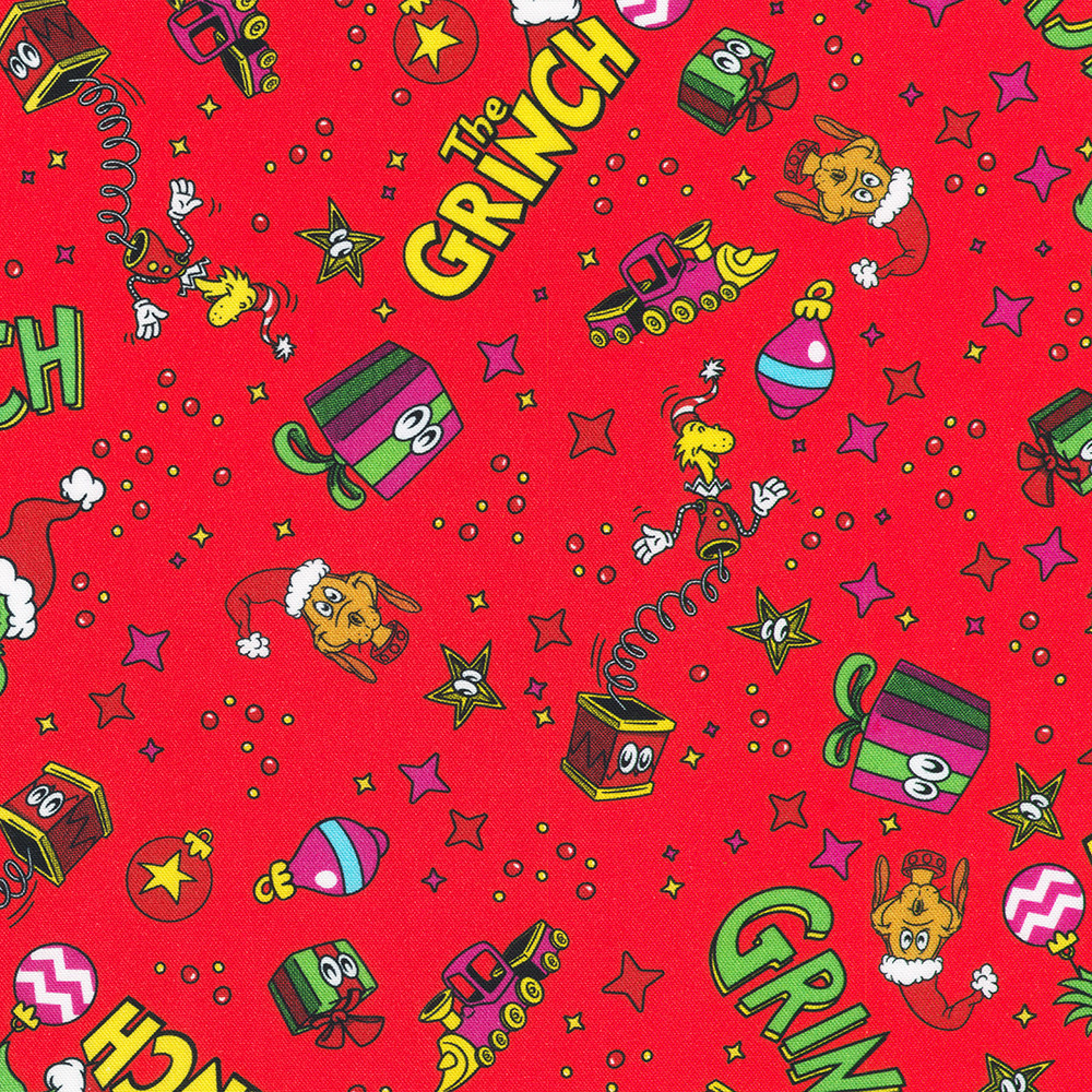 How the Grinch Stole Christmas fabric