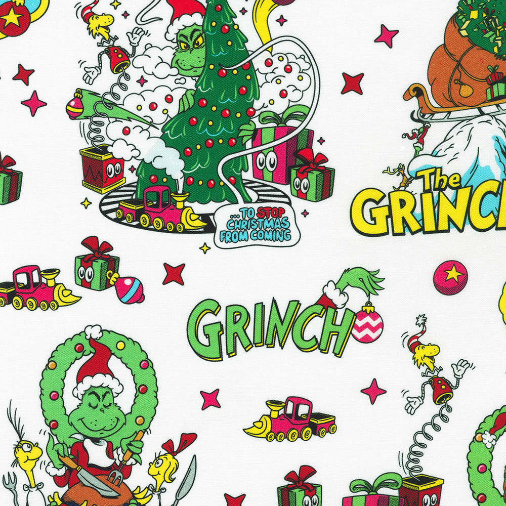 How the Grinch Stole Christmas fabric