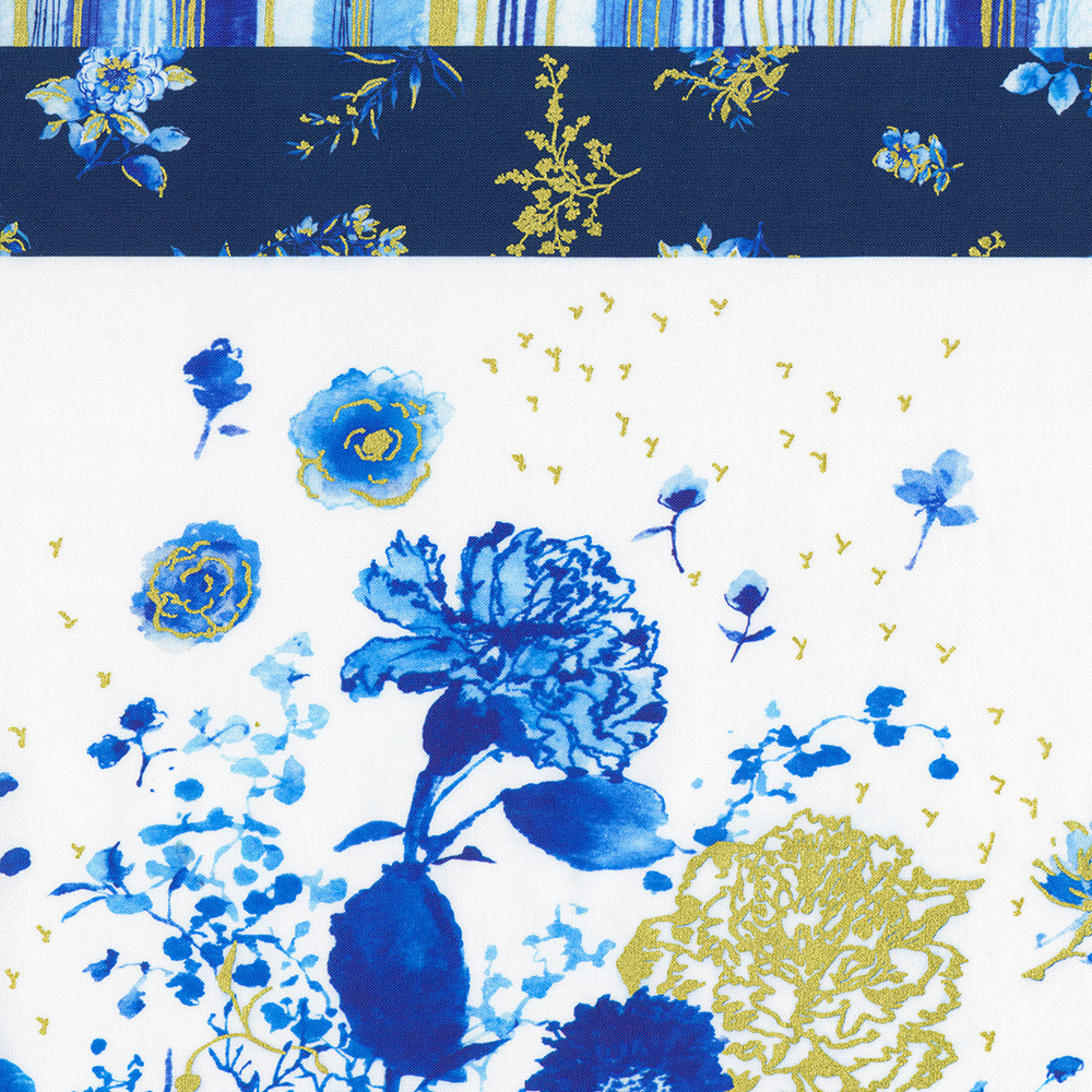 Cobalt Bliss fabric