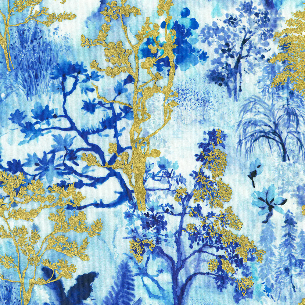 Cobalt Bliss fabric