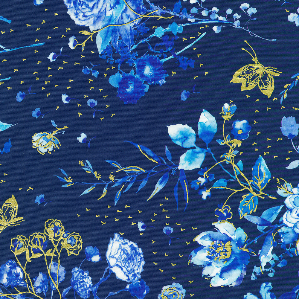 Cobalt Bliss fabric