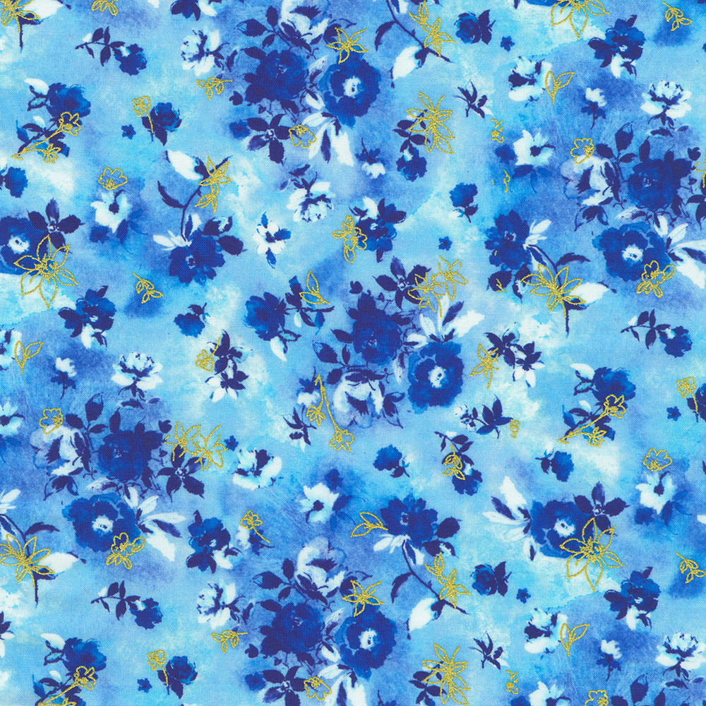 Cobalt Bliss fabric