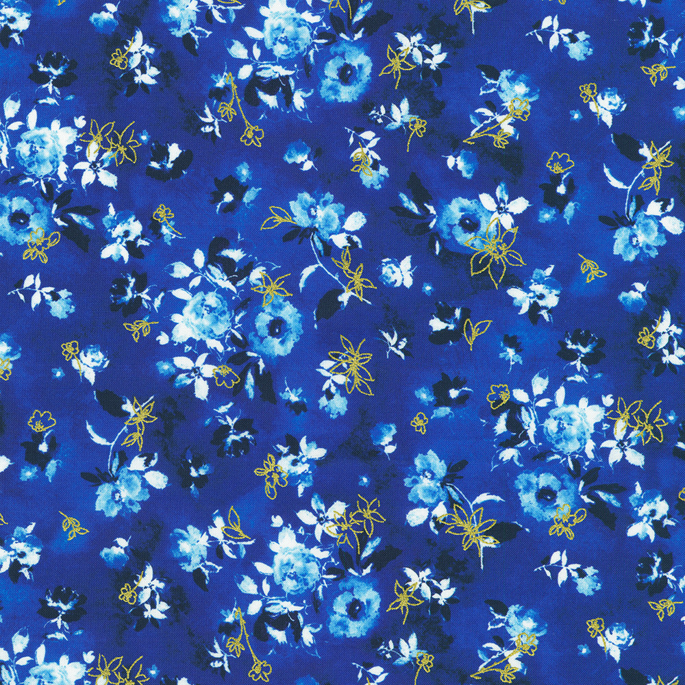 Cobalt Bliss fabric