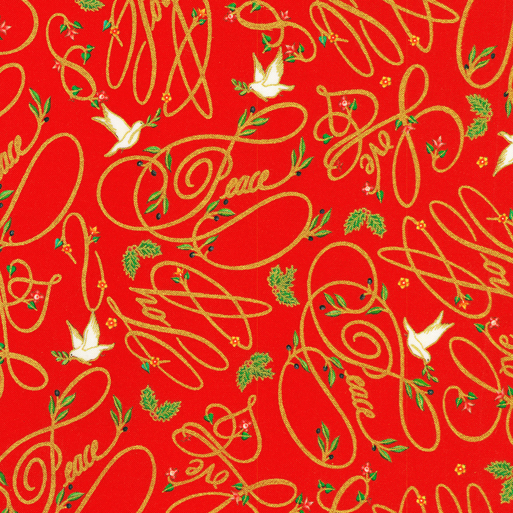 Parvaneh's Jeweled Christmas fabric