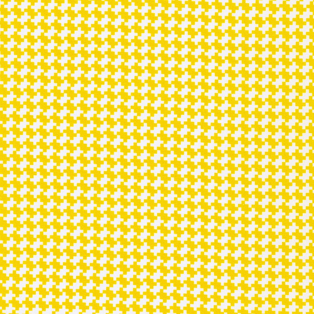 Robert Kaufman Fabrics: FLHD-21651-5 YELLOW from Flowerhouse: All a Flutter