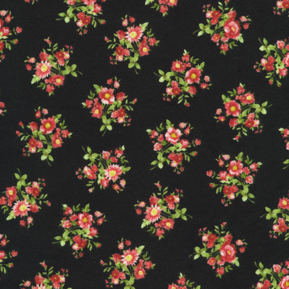 Bouquet of Roses Flannel fabric