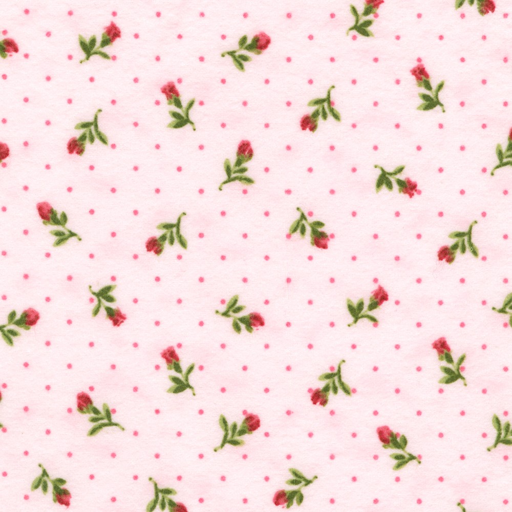 Bouquet of Roses Flannel fabric