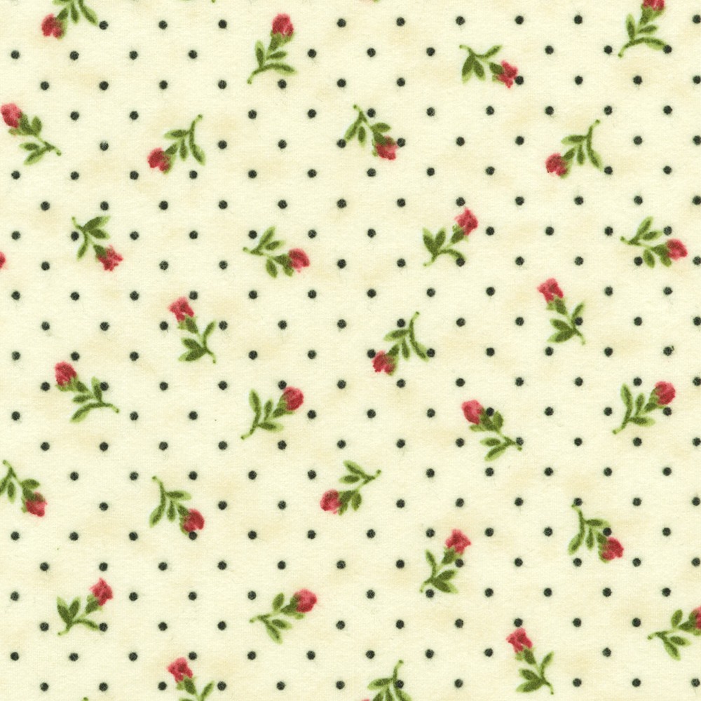 Bouquet of Roses Flannel fabric