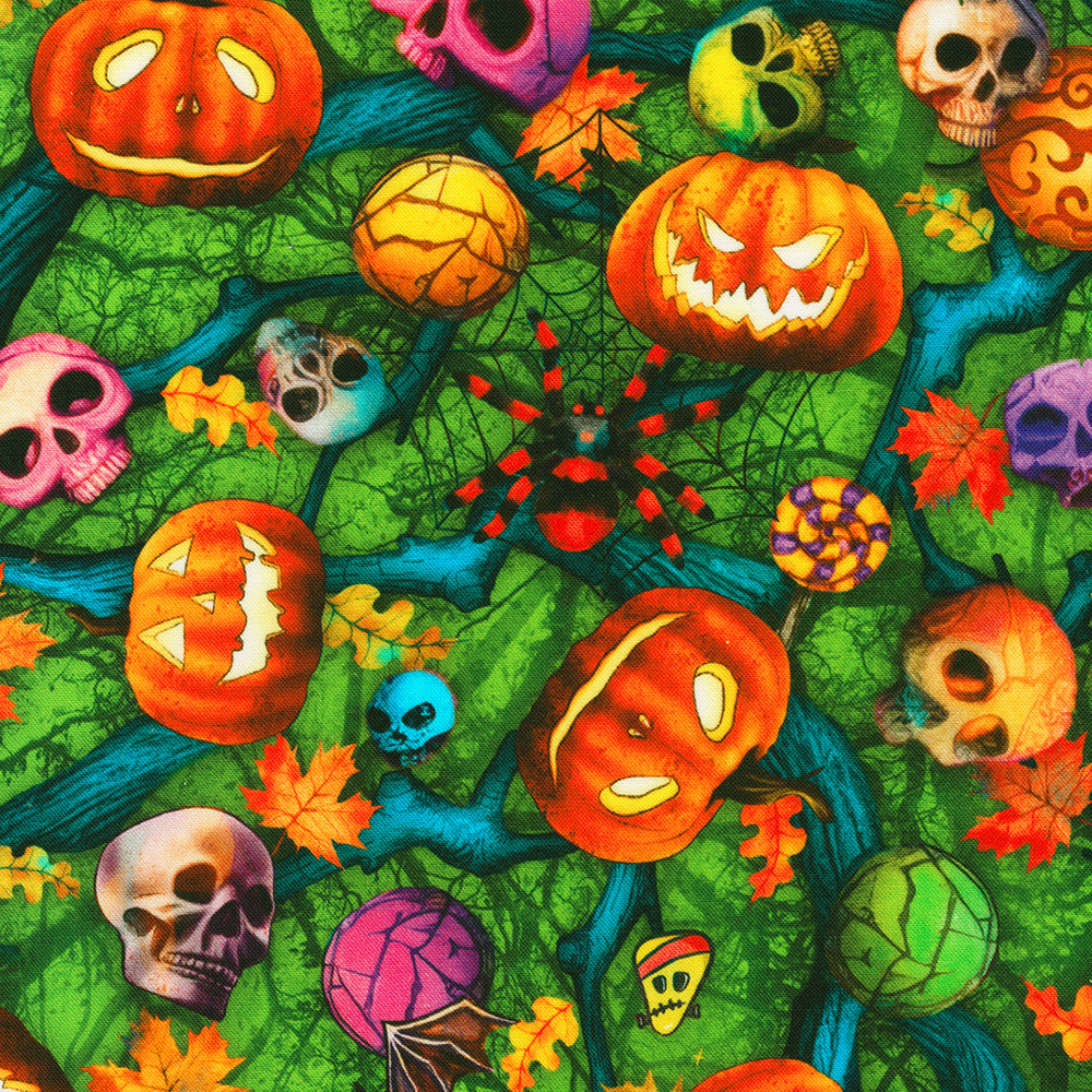 Bright Frights fabric