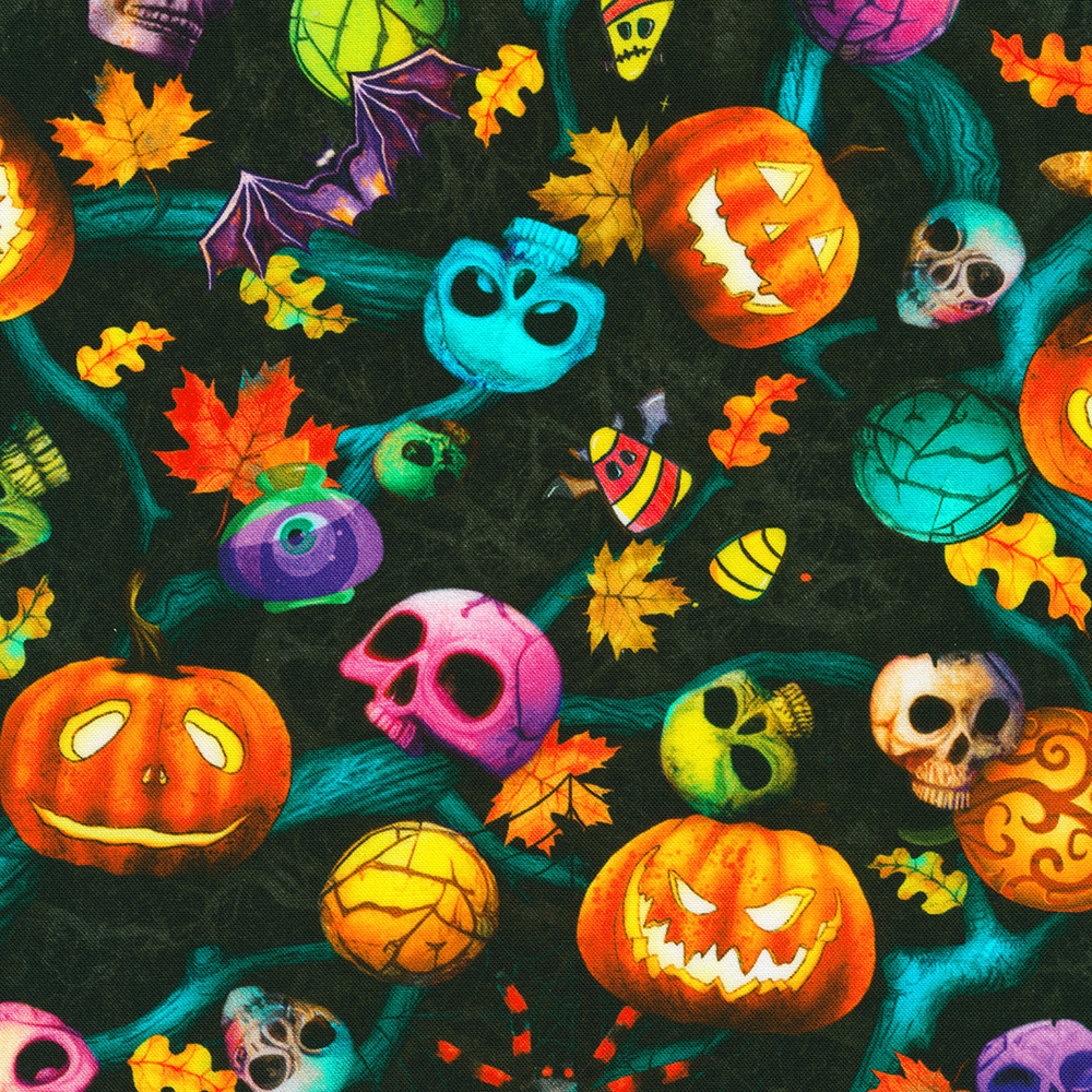 Bright Frights fabric