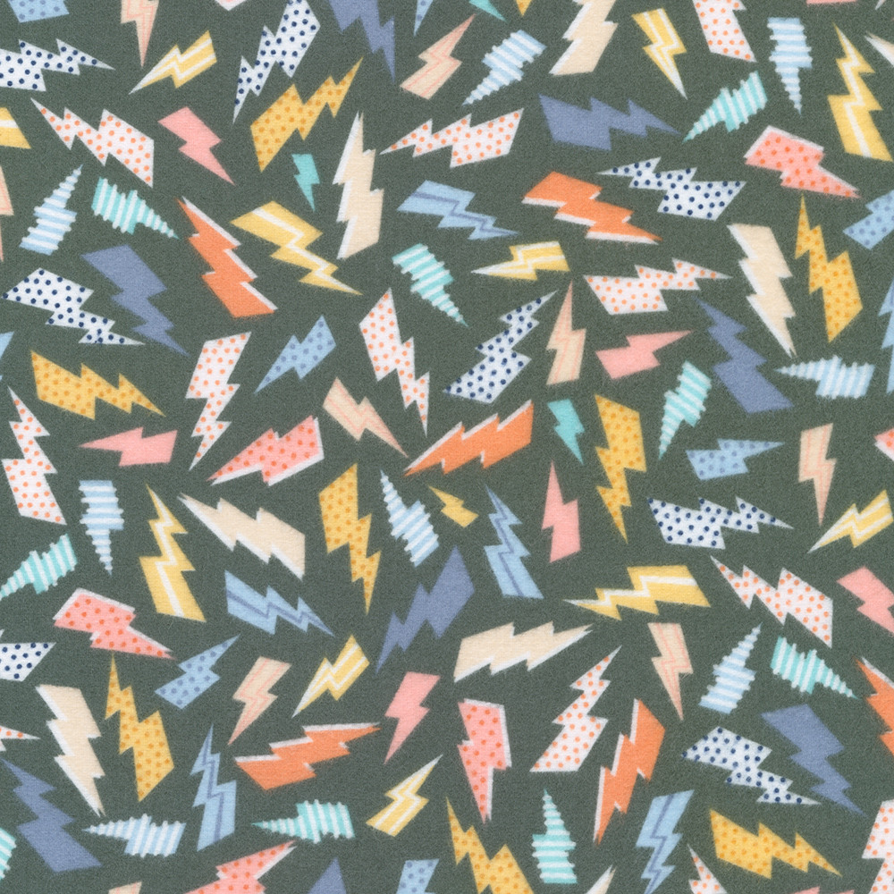 Astrobots Flannel fabric