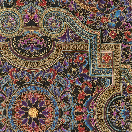 Robert Kaufman Fabrics: SRKM-20145-232 WINEBERRY from Persis