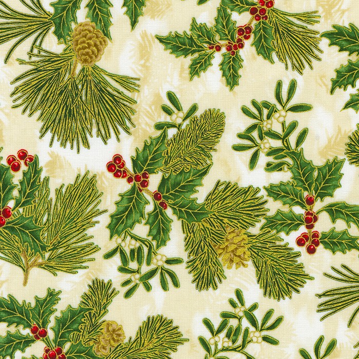 Holiday Flourish 15 fabric