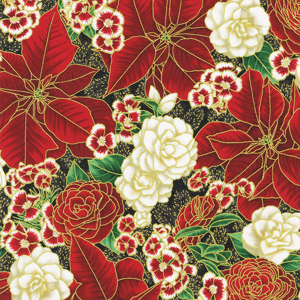 Holiday Flourish-Peppermint Twist fabric