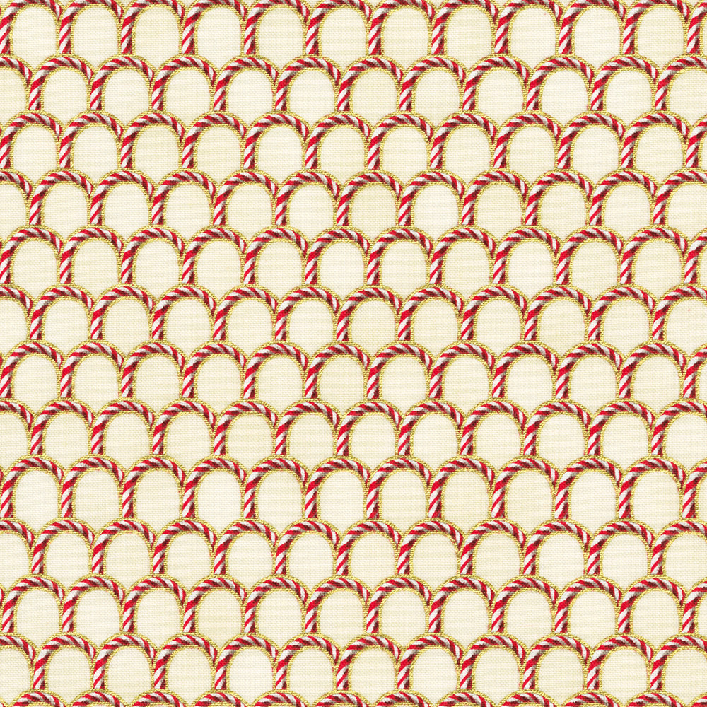 Holiday Flourish-Peppermint Twist fabric