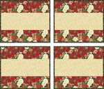 Pattern Seasonal Placemats: Black