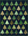 Fabric Quilty Trees