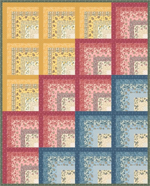 Floral Splendor Free Pattern: Robert Kaufman Fabric Company