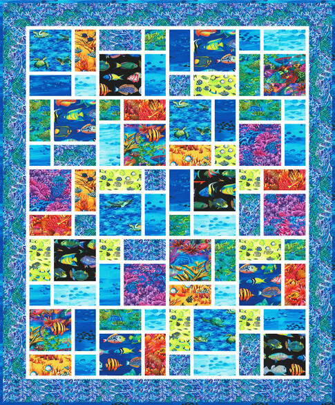 Flowers by the Brook Free Pattern: Robert Kaufman Fabric Company