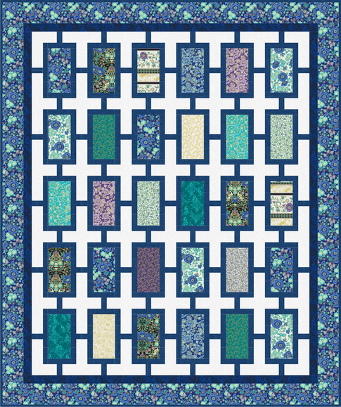 0.5 Yard Robert Kaufman Fabrics Bright Blue 108 Wide Quilt Backing