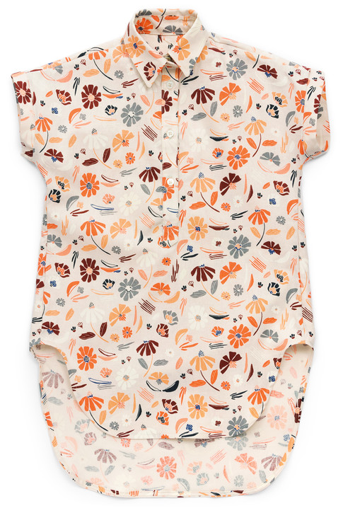 Kalle Shirt Dress Designer Pattern: Robert Kaufman Fabric Company