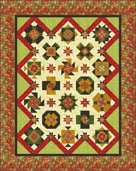 Kaleidoscope Symphony Designer Pattern: Robert Kaufman Fabric Company