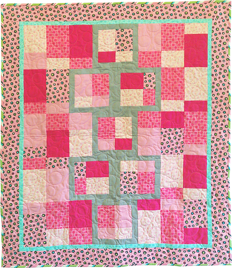 9 Months 'Til Baby - Hopscotch Free Pattern: Robert Kaufman Fabric Company