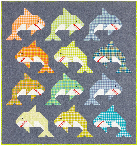 A Review of the Social Sharks Quilt Pattern - Quilting Rebel