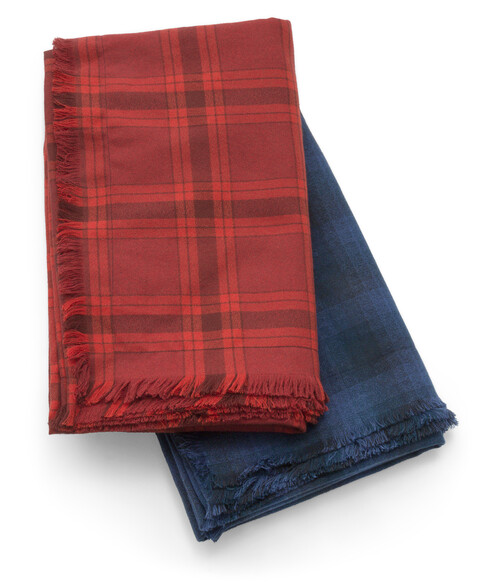 Wide Frayed Edge Blanket Free Pattern: Robert Kaufman Fabric Company
