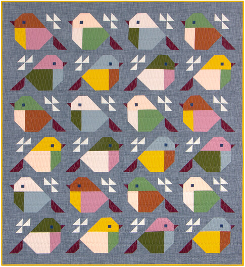 PRINTED Sparrows Quilt Pattern – Pen and Paper Patterns