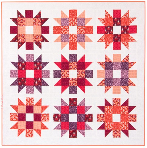 Granny Squares Quilt Free Pattern: Robert Kaufman Fabric Company