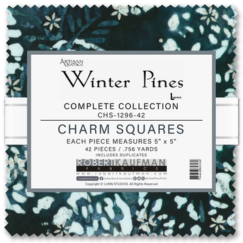 Artisan Batiks: Winter Pines by Lunn Studios - Complete Collection Charm Squares