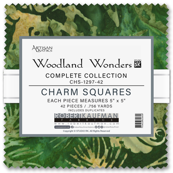 Artisan Batiks: Woodland Wonders by Studio RK - Complete Collection Charm Squares