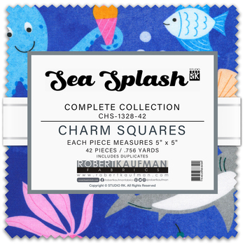 Sea Splash by Studio RK - Complete Collection Charm Square