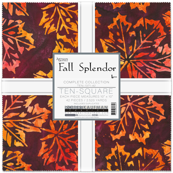 Artisan Batiks: Fall Splendor by Lunn Studios - Complete Collection Ten Squares