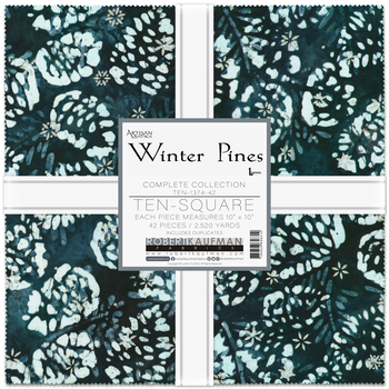 Artisan Batiks: Winter Pines by Lunn Studios - Complete Collection Ten Squares