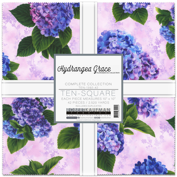 Hydrangea Grace by Studio RK - Complete Collection Ten Squares