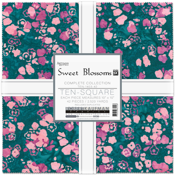 Artisan Batiks: Sweet Blossoms by Studio RK - Complete Collection Ten Square