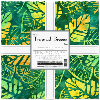 Artisan Batiks: Tropical Breeze by Lunn Studios - Complete Collection Ten Square