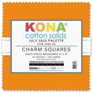 Pattern Kona® Cotton - July 2025 Palette Charm Square 