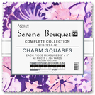 Pattern Artisan Batiks: Serene Bouquet by Studio RK - Complete Collection Charm Squares 