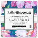 Pattern Bella Blossoms by Studio RK - Complete Collection Charm Squares 