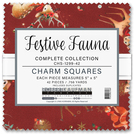 Festive Fauna by Lynn Horrabin - Complete Collection Charm Squares