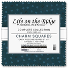 Pattern Life on the Ridge by Julie Letvin - Complete Collection Charm Squares 