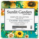 Pattern Sunlit Garden by Lauren Wan - Complete Collection Charm Squares 