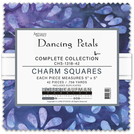 Pattern Artisan Batiks: Dancing Petals by Lunn Studios - Complete Collection Charm Square 