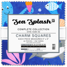 Pattern Sea Splash by Studio RK - Complete Collection Charm Square 