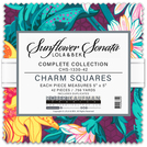 Pattern Sunflower Sonata by Lola & Bek - Complete Collection Charm Square 